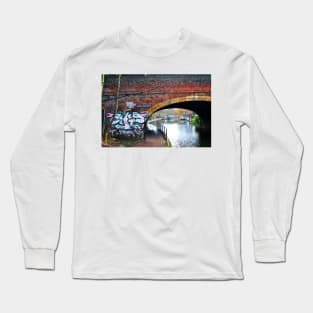 Graffiti Street Art Regent's Canal Camden London Long Sleeve T-Shirt